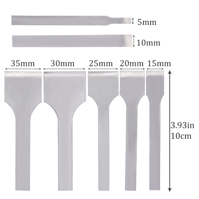 Leatherwork Punching Tool - Alat Kerajinan Kulit Slot Pukulan Lubang