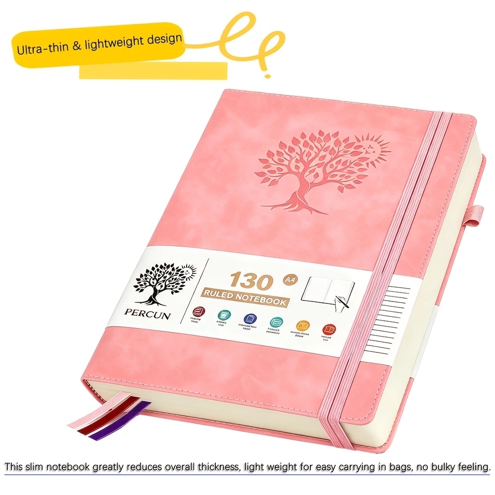 Leather Work Notepad - Buku Catatan Diary Bersampul Keras A4,