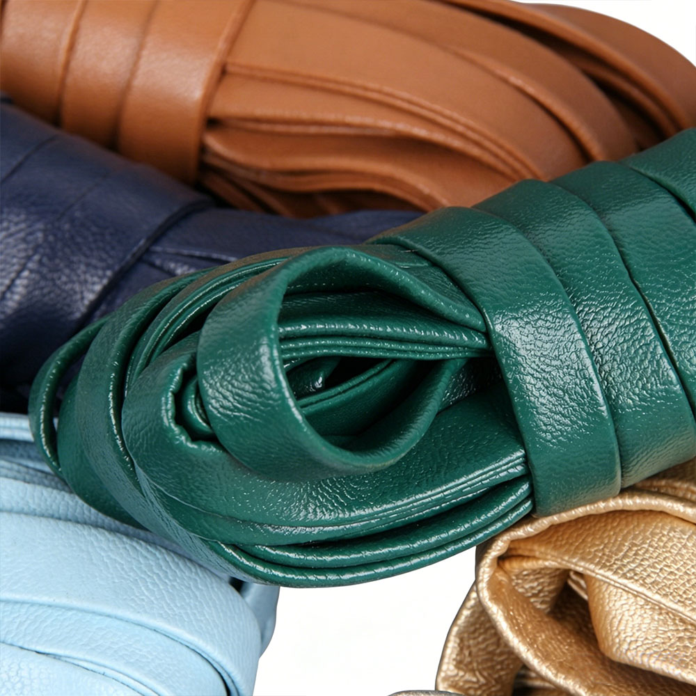Leatherwork Pony - Tali Kulit PU Warna-warni 5 Meter