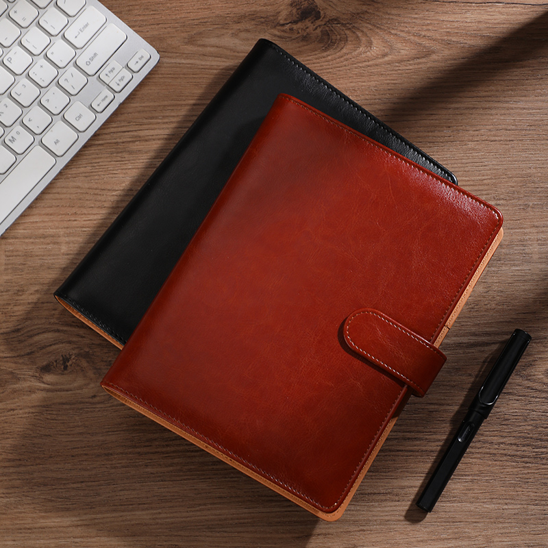 Leather Work Notepad - Buku Catatan Kulit Bisnis, Jurnal Binder