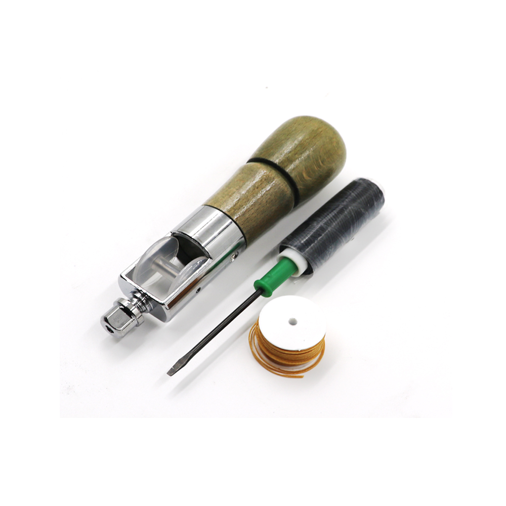 Waxed Thread Linen - Kit benang penusuk Jahit kulit, mesin