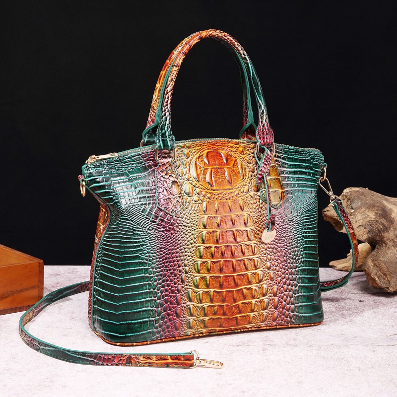 Leatherwork Pony - Tas Selempang Wanita Kulit Buaya Embos