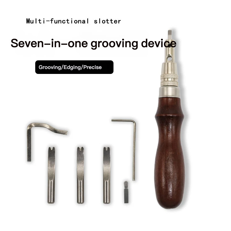 Alat Kerja Kulit Multifungsi 7 - Leatherwork Edge Beveler ulasan dan harga