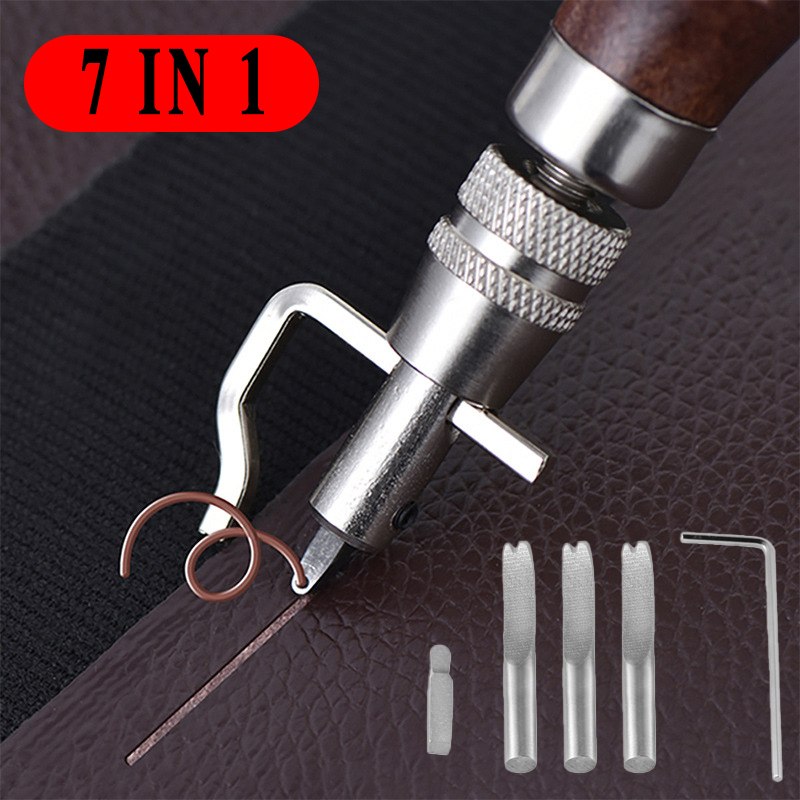 7 in 1 Alat Kulit Profesional  - Leatherwork Edge Beveler ulasan dan harga