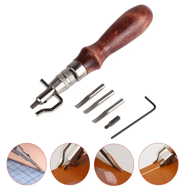 7 in 1 Alat Kulit Profesional  - Leatherwork Edge Beveler ulasan dan harga