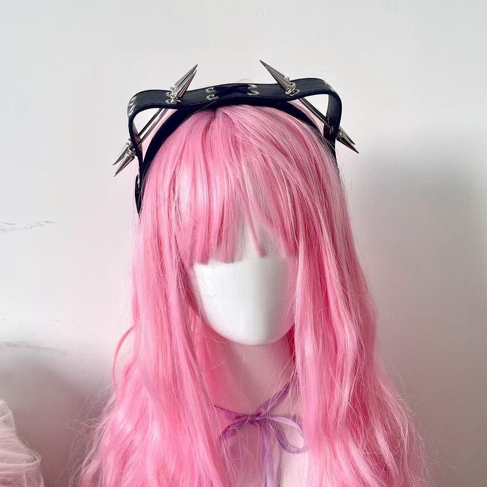Headband Punk Harajuku dengan  - Leatherwork Rings ulasan dan harga