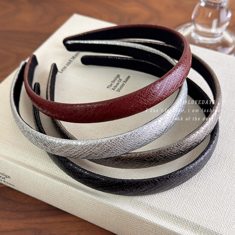 Headband Kulit Merah Vintage T - Leatherwork Rings ulasan dan harga