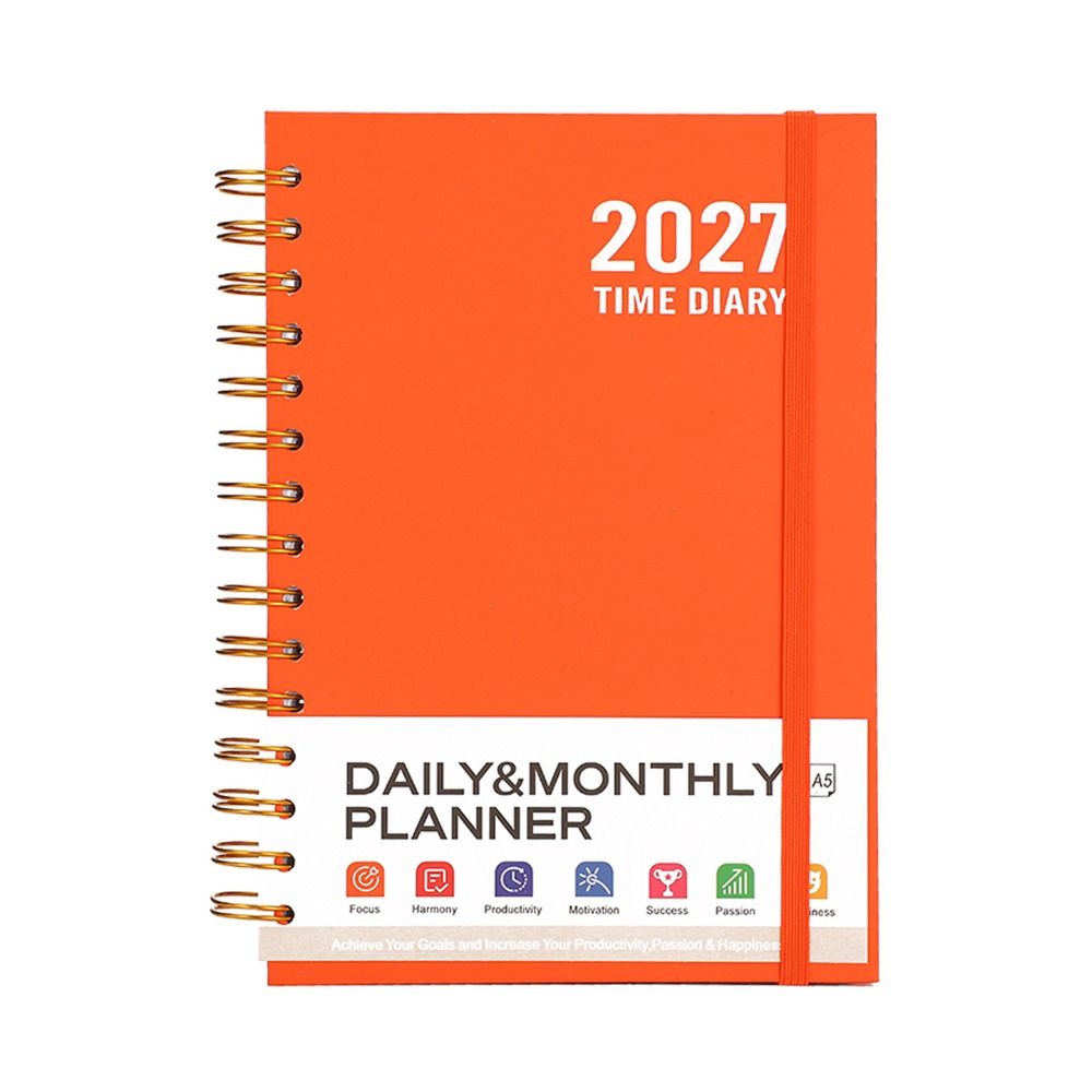 Agenda Perencana A5 2027 Baru  - Leather Work Notepad ulasan dan harga