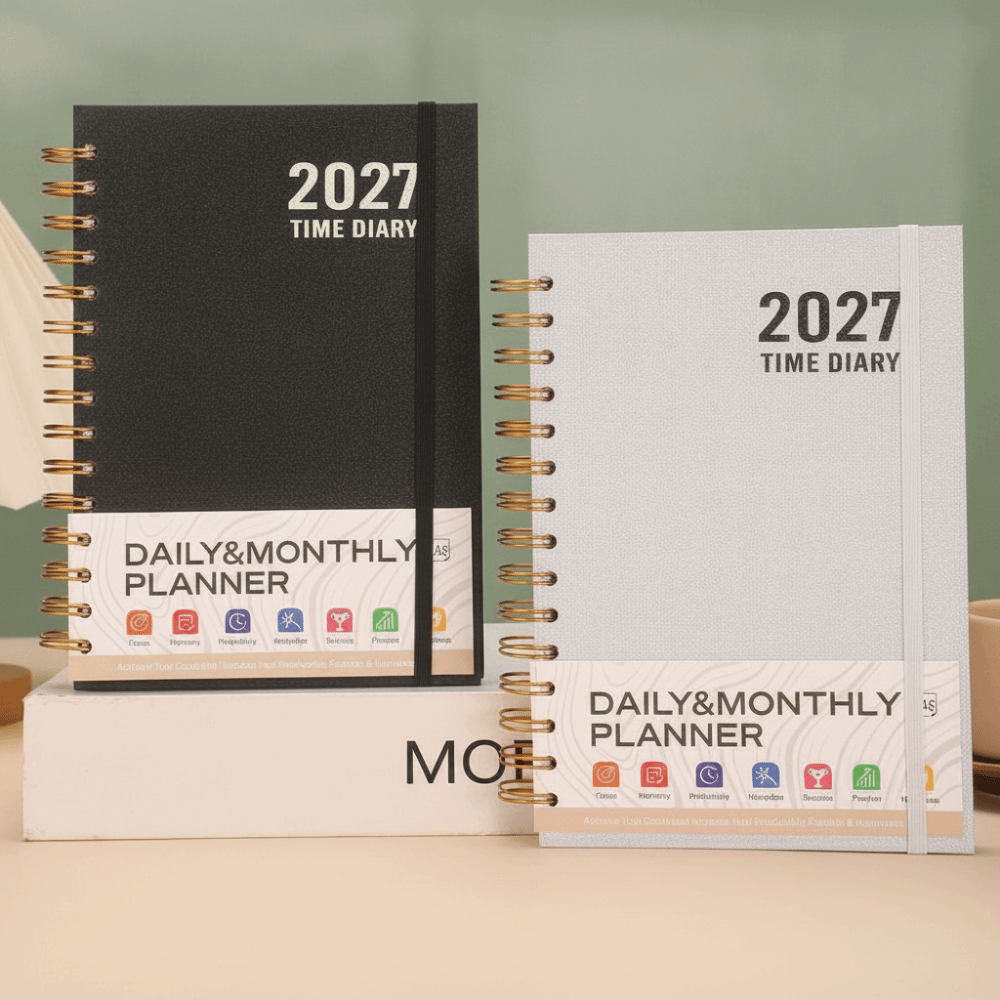 Agenda Perencana A5 2027 Baru  - Leather Work Notepad ulasan dan harga