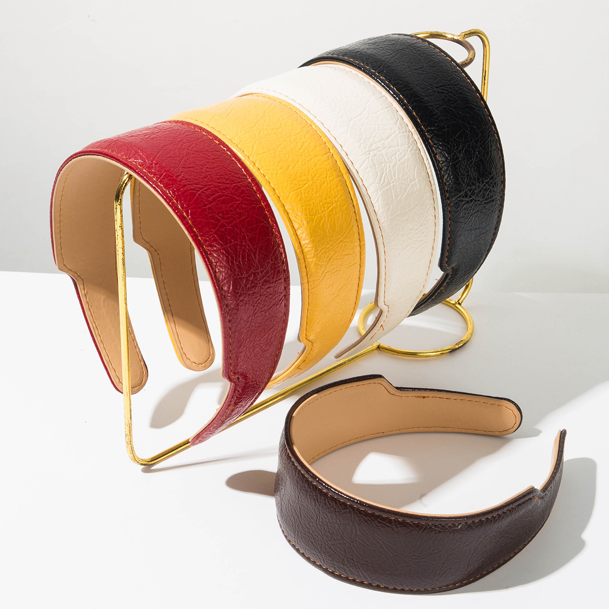 Ikat Rambut Kulit Gaya Korea E - Leatherwork Pony ulasan dan harga