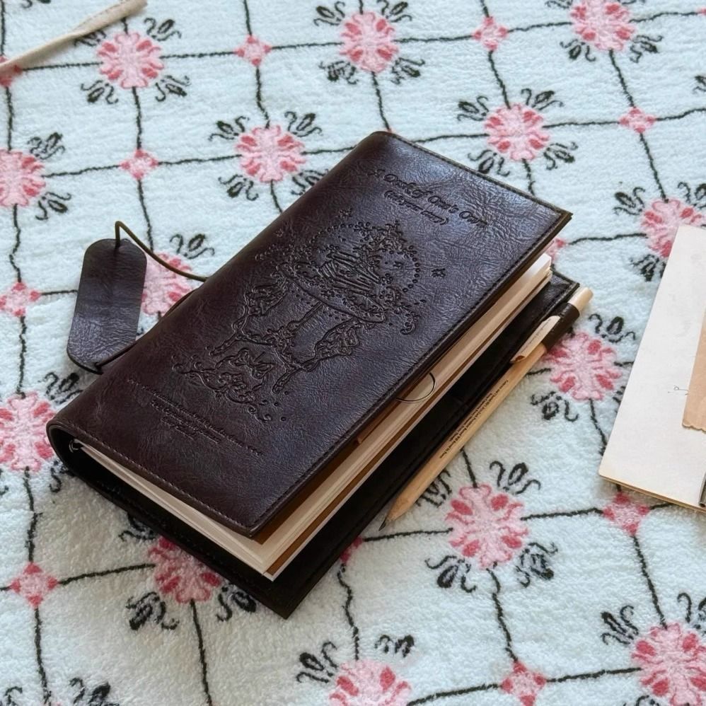 Buku Catatan Hitam Antik Kulit - Leather Work Notepad ulasan dan harga