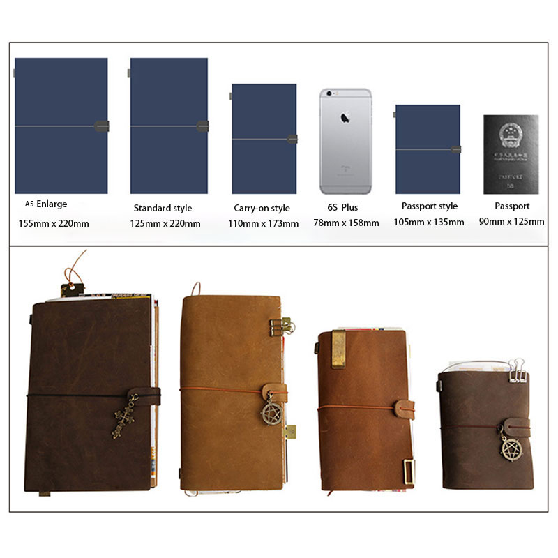 Sampul Kulit Retro Rusak Catat - Leather Work Notepad ulasan dan harga