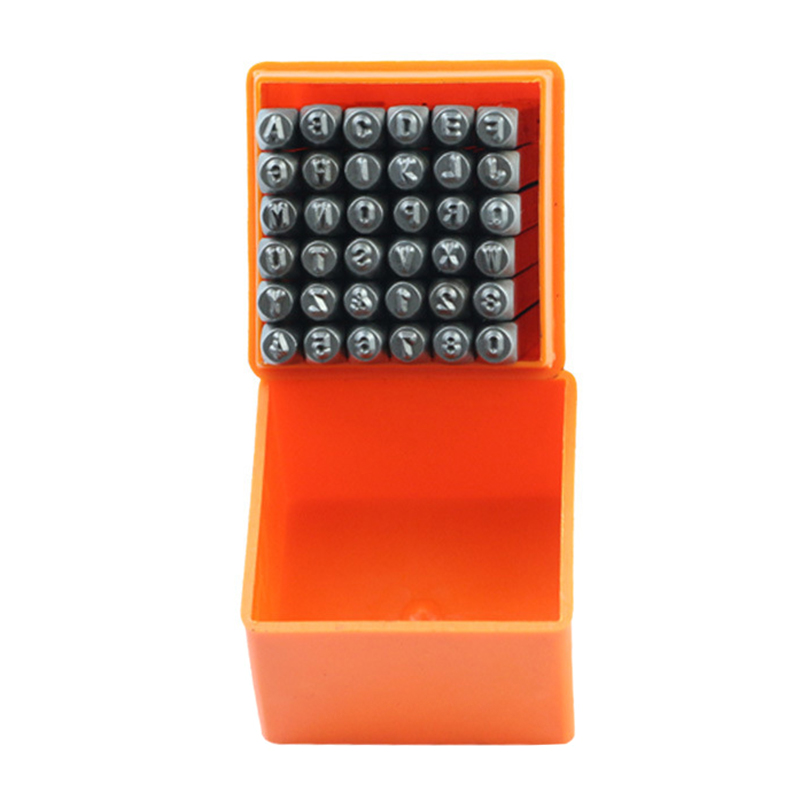 36 Buah Set Pembuat Stempel De - Leather Stamp Set ulasan dan harga
