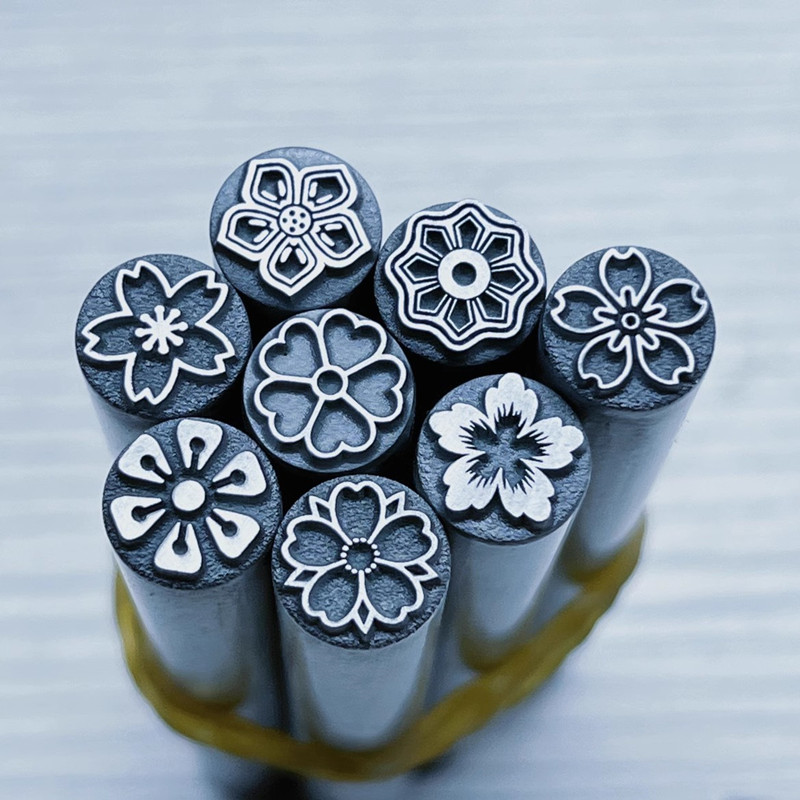 8 Buah Alat Cap Kulit-Stempel  - Leather Stamp Set ulasan dan harga