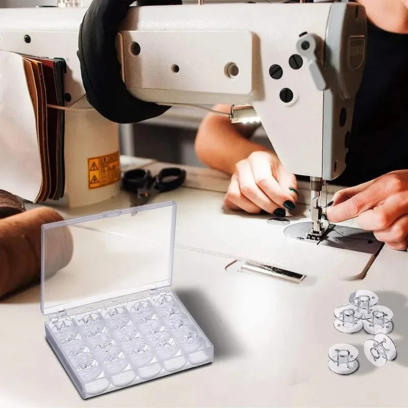 25pcs Set Bobbin Benang Bawah  - Waxed Thread Linen ulasan dan harga