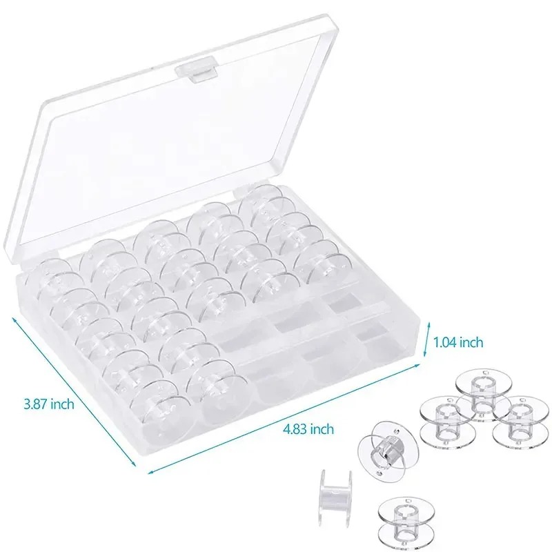 25pcs Set Bobbin Benang Bawah  - Waxed Thread Linen ulasan dan harga