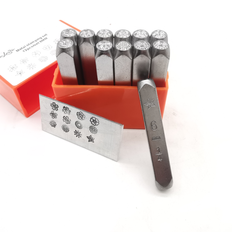 Set Cap Logam Pola Bunga 6Mm P - Leather Stamp Set ulasan dan harga