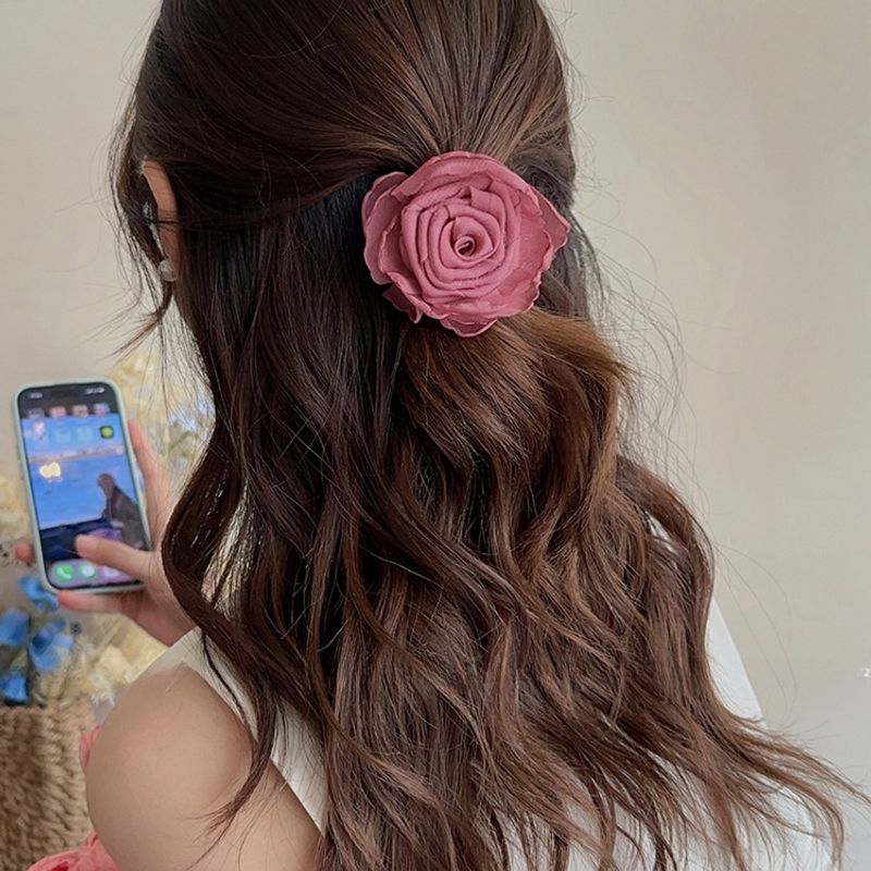 1pc Ikat Rambut Kepala Bunga M - Leatherwork Pony ulasan dan harga