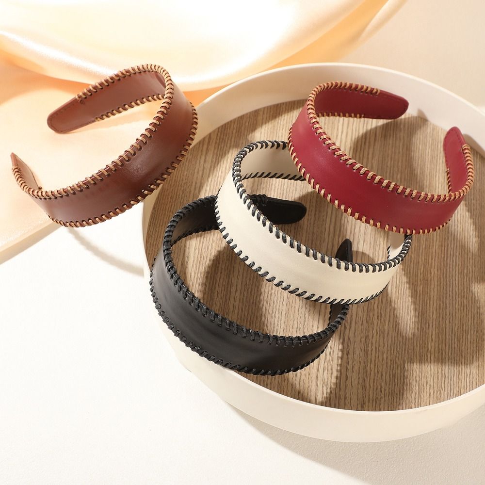 Ikat Kepala Kulit Warna Solid  - Leatherwork Pony ulasan dan harga