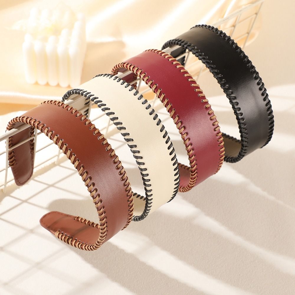 Ikat Kepala Kulit Warna Solid  - Leatherwork Pony ulasan dan harga