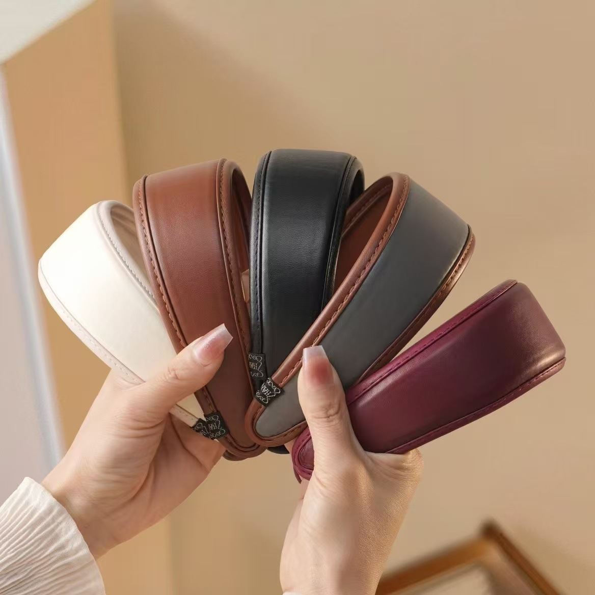 Bando Kulit Retro untuk Wanita - Leatherwork Pony ulasan dan harga