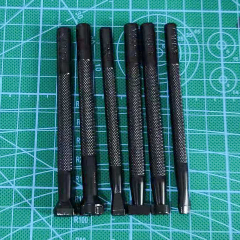 Sadel cetakan kulit, 6 buah al - Leather Stamp Set ulasan dan harga