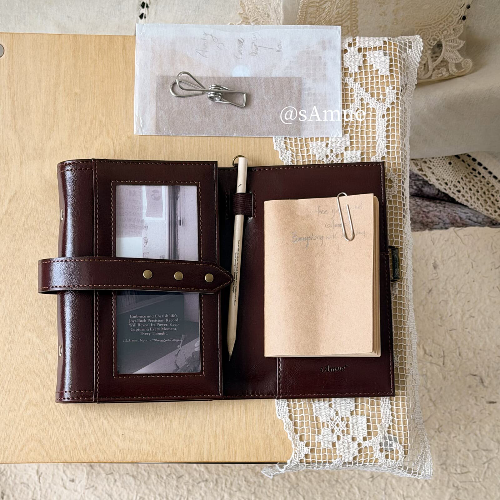 Buku Catatan Kulit Lipat 3 Vin - Leather Work Notepad ulasan dan harga